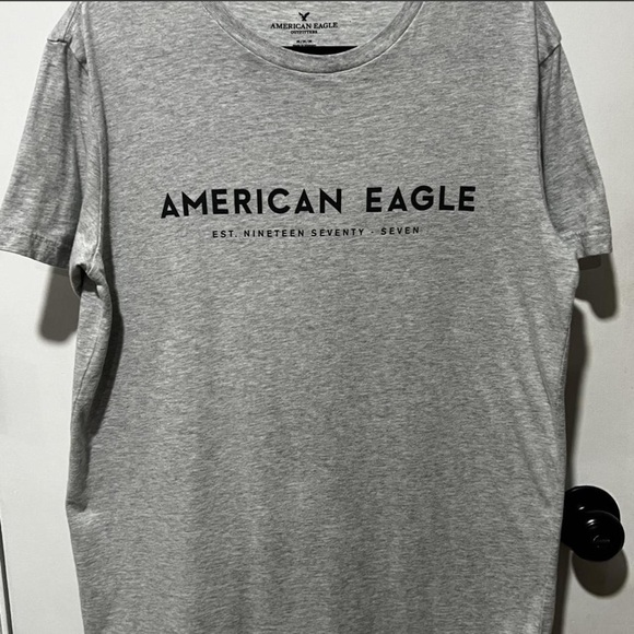 American Eagle Outfitters Other - American Eagle Outfitters Gray Logo Short Sleeve Tee